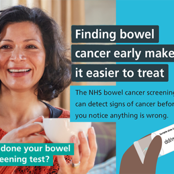 Infographic: Have you done your bowel screening? banner