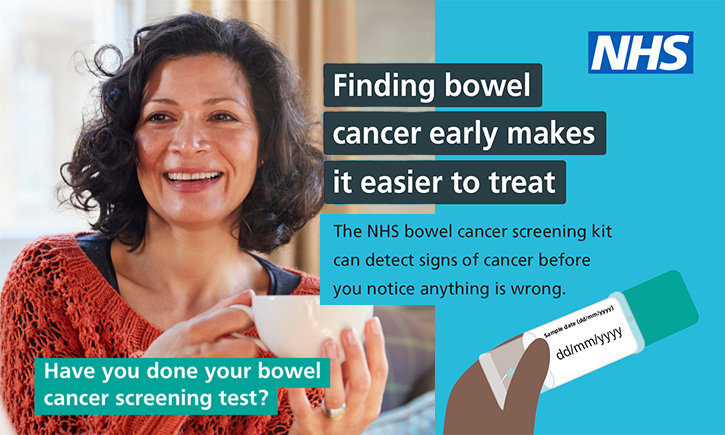 Infographic: Have you done your bowel screening? banner