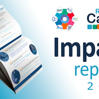 Richmond Carers Centre Impact reports 2025 - image of an open report