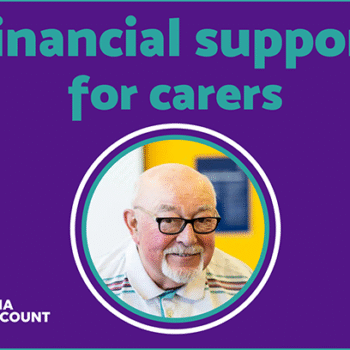 Dementia Carers Count - Financial Support for Carers campaign banner